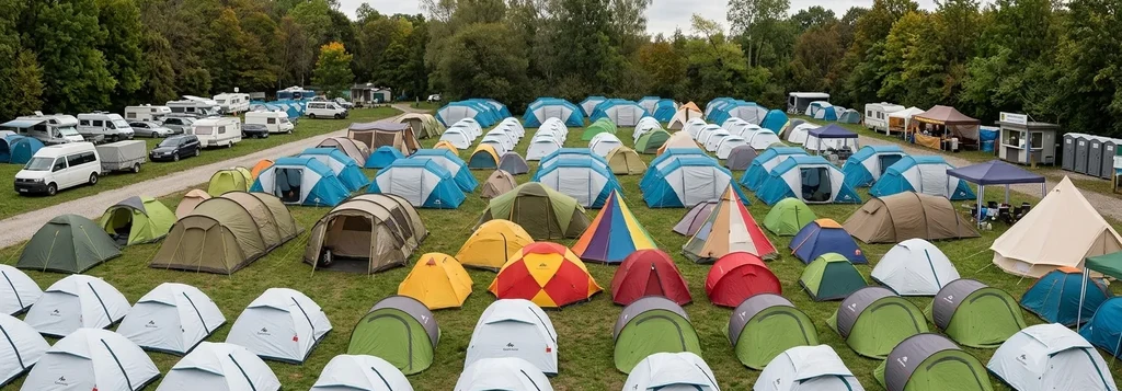 campeggi e sistemazioni temporanee Oktoberfest